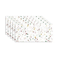 Polygon Field Peel and Stick Back Wall Tile PVC Peel and Stick Tile for the Kitchen