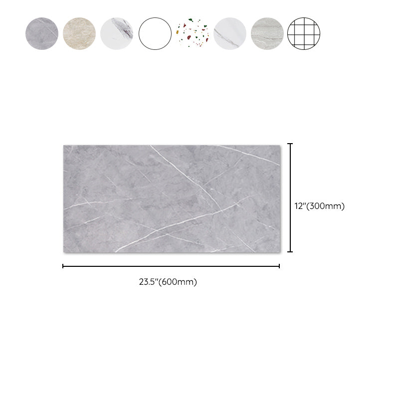 Polygon Field Peel and Stick Back Wall Tile PVC Peel and Stick Tile for the Kitchen