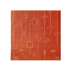 Contemporary Wall Panels Self-Adhesive Waterproof Cartoon 3D Print Wall Covering