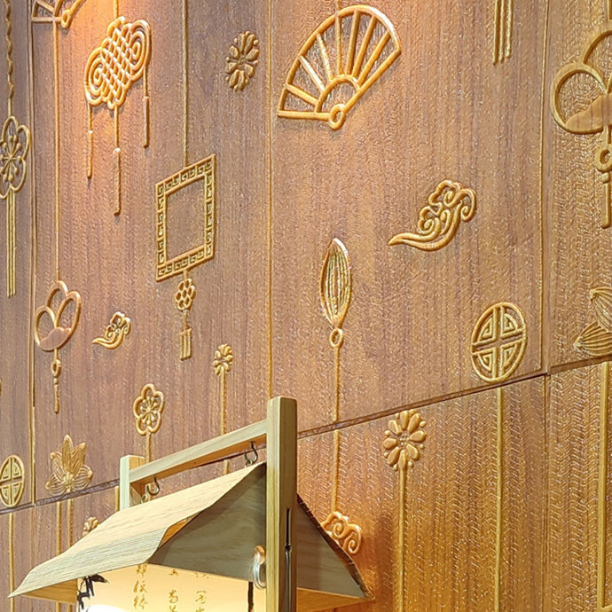 Contemporary Wall Panels Self-Adhesive Waterproof Cartoon 3D Print Wall Covering