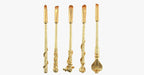 Gold-coated Magic Brush Set with 5 gold-coated eyeshadow brushes - Works wonders on your eyes!