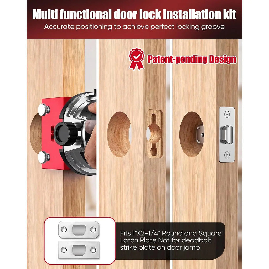 Door Latch Mortise Tool for Router