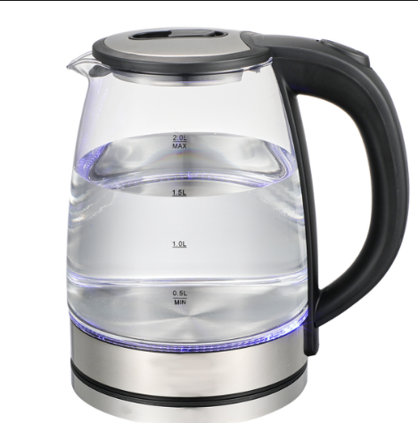 Electric Kettle | 1.8L, 3000W, Rapid Boil, Auto Shut-Off & Borosilicate Glass for Tea, Coffee & Instant Meals