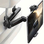 Adjustable Tablet Holder for Car Headrest - Suitable for 5 to 14 Inch Devices, Safe and Versatile Tablet Stand for Traveling