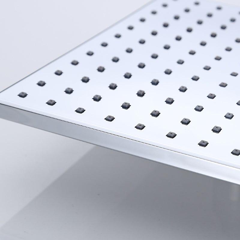 Square Shower Head Combo Large Shower Head with Hand Shower