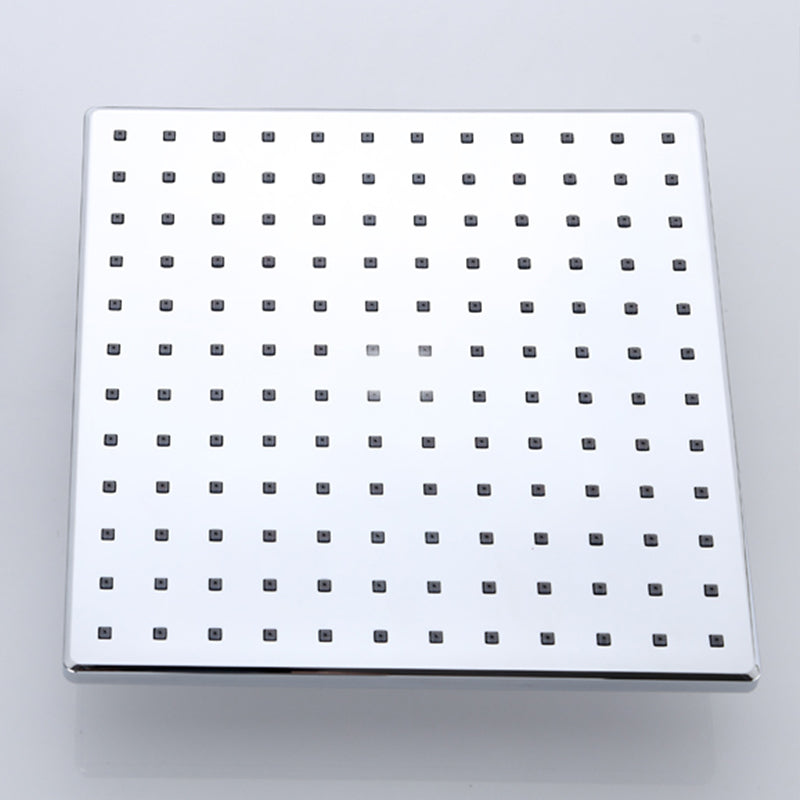 Square Shower Head Combo Large Shower Head with Hand Shower