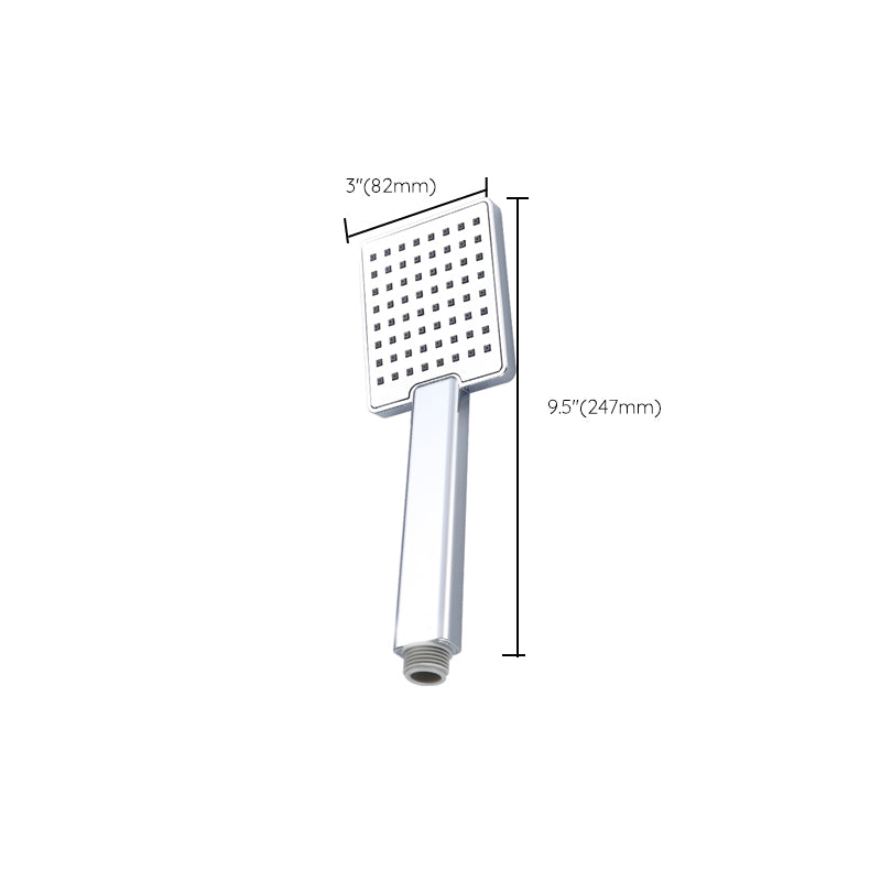 Square Shower Head Combo Large Shower Head with Hand Shower