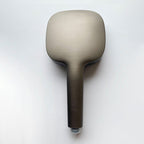 Black Large Shower Head Standard Spray Pattern with Hand Shower