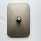 Black Large Shower Head Standard Spray Pattern with Hand Shower