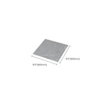 Home Indoor Vinyl Floor Peel and Stick Marble Print Square PVC Flooring