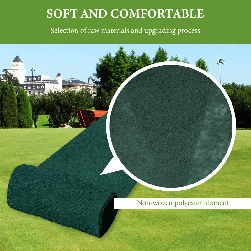 Biodegradable grass seed mat for easy lawn establishment in the garden