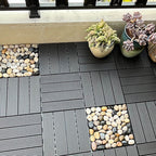12" X 12" Deck/Patio floor tiles 4-Slat Square for outdoor patio tiles