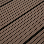 12" X 12" Deck/Patio floor tiles 4-Slat Square for outdoor patio tiles