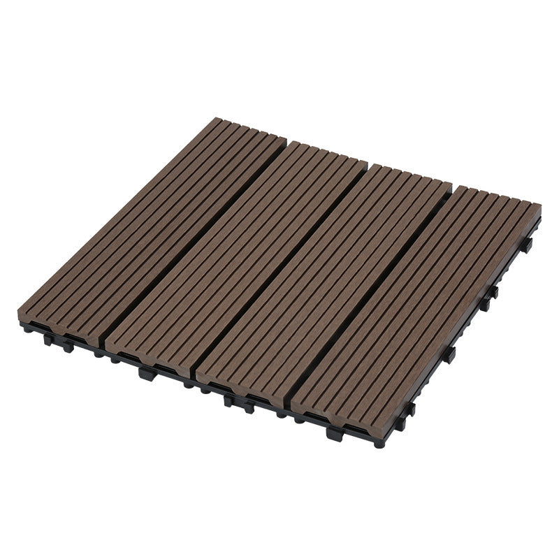 12" X 12" Deck/Patio floor tiles 4-Slat Square for outdoor patio tiles