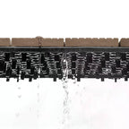 12" X 12" Deck/Patio floor tiles 4-Slat Square for outdoor patio tiles