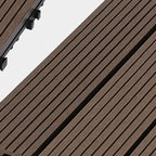 12" X 12" Deck/Patio floor tiles 4-Slat Square for outdoor patio tiles