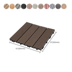 12" X 12" Deck/Patio floor tiles 4-Slat Square for outdoor patio tiles