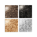 Mosaic Tile Wallpaper Contemporary Peel and Stick Wallpaper with Square Shape