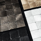 Mosaic Tile Wallpaper Contemporary Peel and Stick Wallpaper with Square Shape