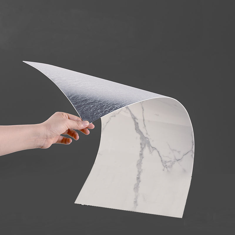 Waterproof removable field tile wallpaper and adhesive wall tile in rectangular shape