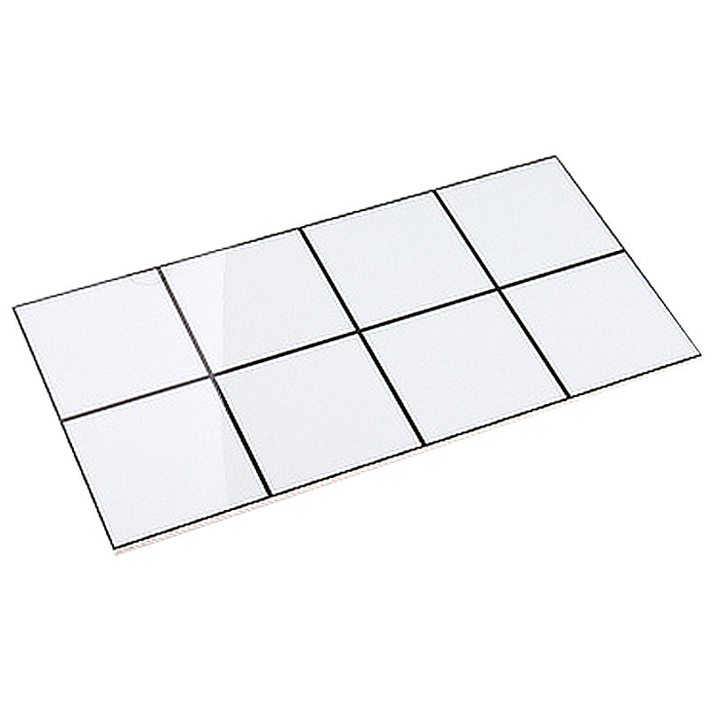 Waterproof removable field tile wallpaper and adhesive wall tile in rectangular shape