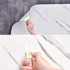 Waterproof removable field tile wallpaper and adhesive wall tile in rectangular shape