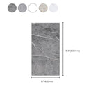 Waterproof removable field tile wallpaper and adhesive wall tile in rectangular shape