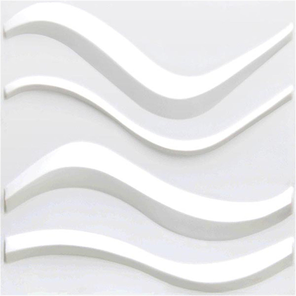 Modern Wall Cladding 3D Print Waterproof Peel and Stick Wall Panel
