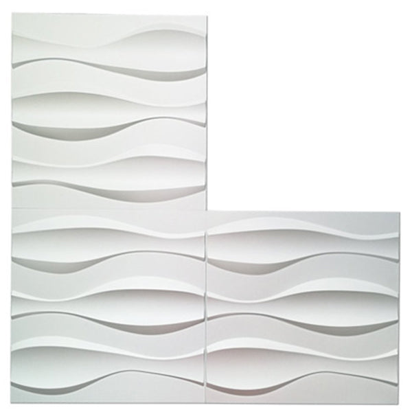 Modern Wall Cladding 3D Print Waterproof Peel and Stick Wall Panel
