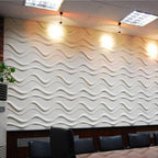 Modern Wall Cladding 3D Print Waterproof Peel and Stick Wall Panel