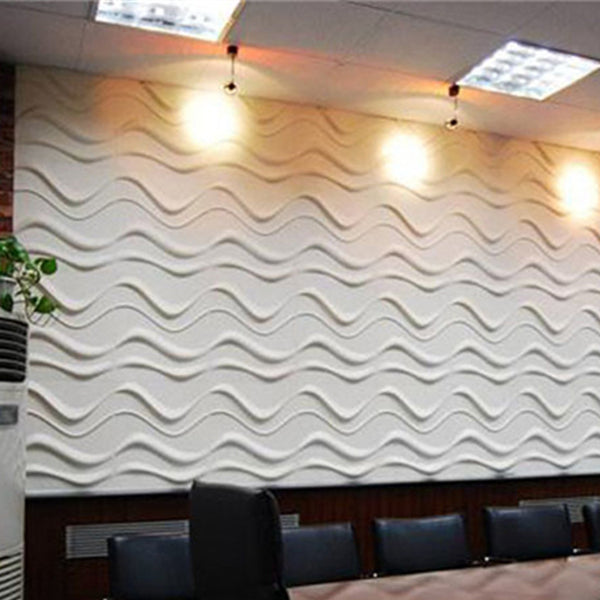 Modern Wall Cladding 3D Print Waterproof Peel and Stick Wall Panel