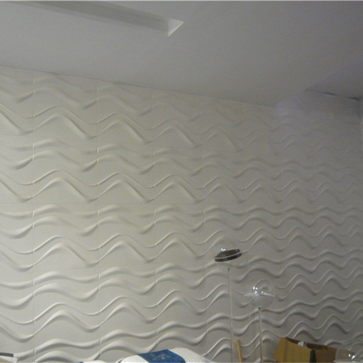 Modern Wall Cladding 3D Print Waterproof Peel and Stick Wall Panel