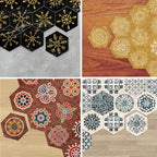 Modern Vinyl Plank Flooring Peel and Stick Ceramic Print PVC Flooring