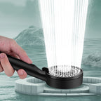 Modern Round Hand Shower Medium Flow 5 Spray Wall Mount Hand Shower
