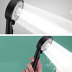 Modern Round Hand Shower Medium Flow 5 Spray Wall Mount Hand Shower