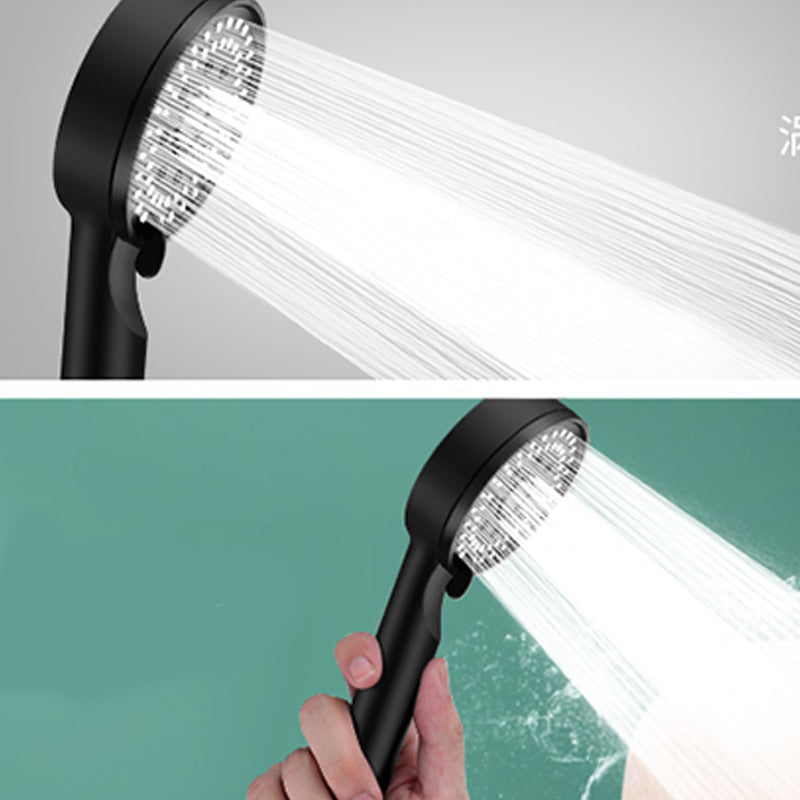 Modern Round Hand Shower Medium Flow 5 Spray Wall Mount Hand Shower