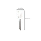 Large Shower Head 304 Stainless Steel Standard Spray Pattern Fixed Shower Head