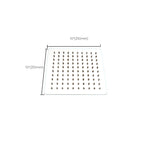 Large Shower Head 304 Stainless Steel Standard Spray Pattern Fixed Shower Head