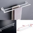 Contemporary white bathroom accessories as a single piece or in a set