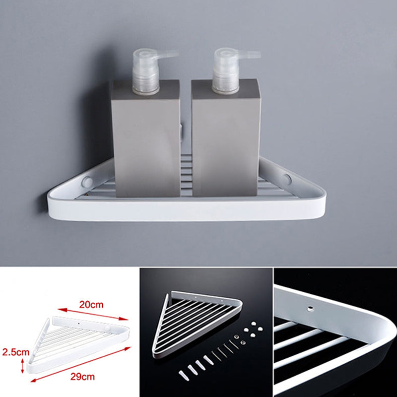 Contemporary white bathroom accessories as a single piece or in a set