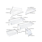 Contemporary white bathroom accessories as a single piece or in a set