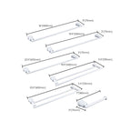 Contemporary white bathroom accessories as a single piece or in a set