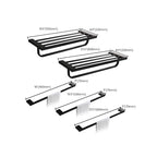 Contemporary Bathroom Accessories As Individual Item Or As Set in Black
