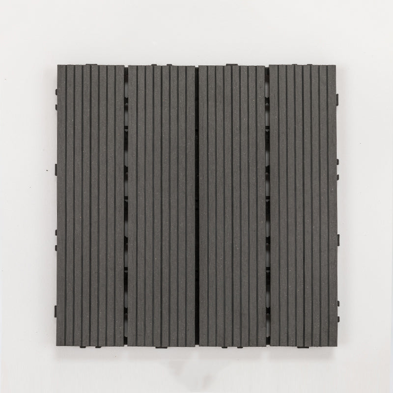 Wood deck board outdoor non-slip embossed floor panel