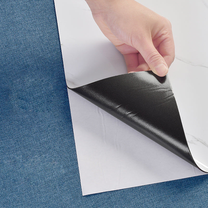 Plastic Peel-and-Stick Back Wall Tiles Waterproof Single_TILE Wallpaper