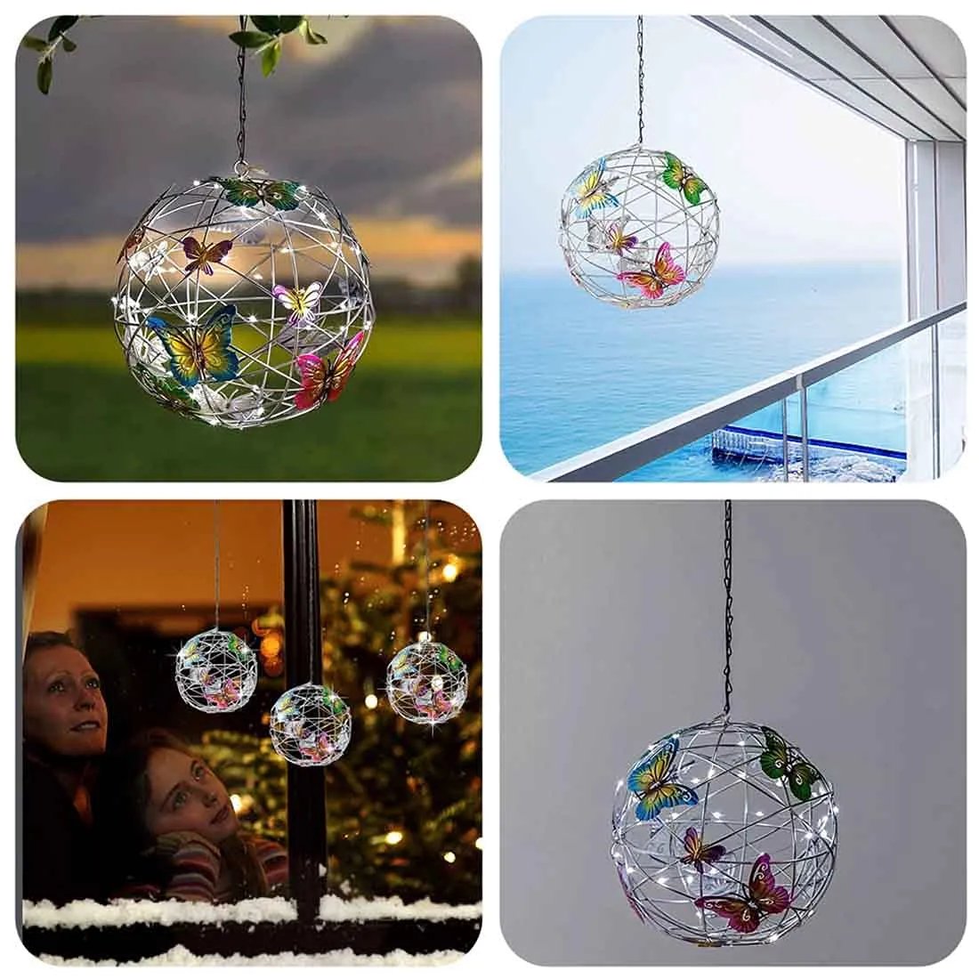 Butterfly Solar Garden Light with Waterproof Outdoor Design