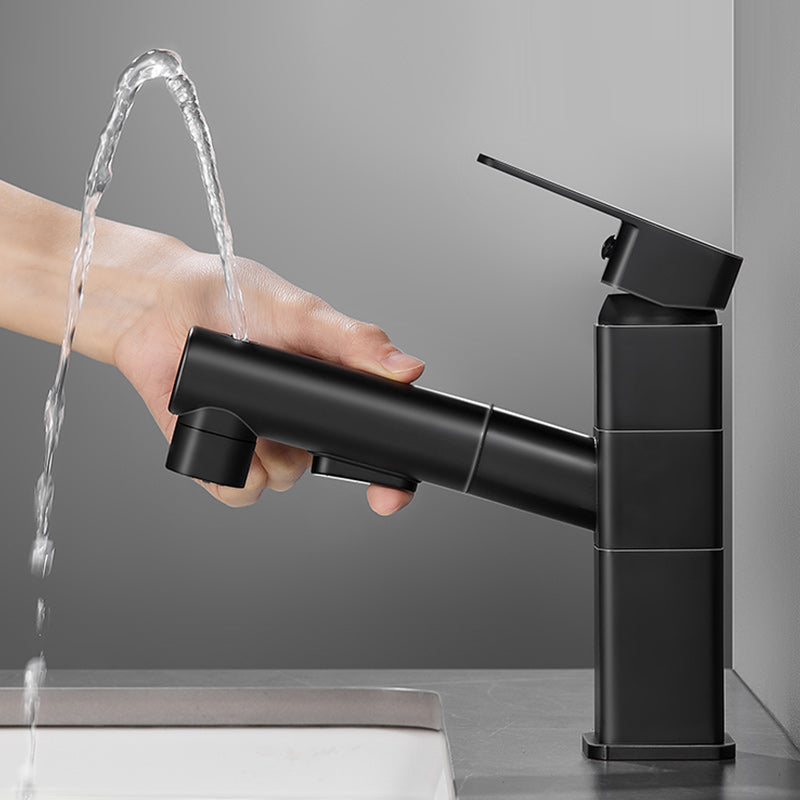 Bathroom Vessel Water Faucet Lever Handle 1 Hole Vessel Sink Faucet