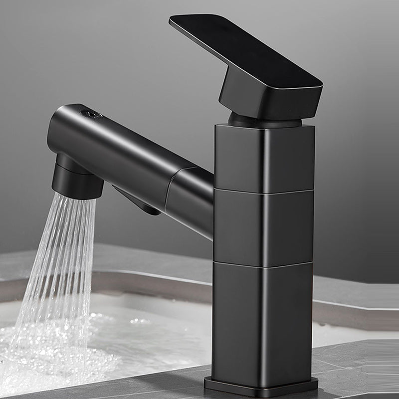 Bathroom Vessel Water Faucet Lever Handle 1 Hole Vessel Sink Faucet