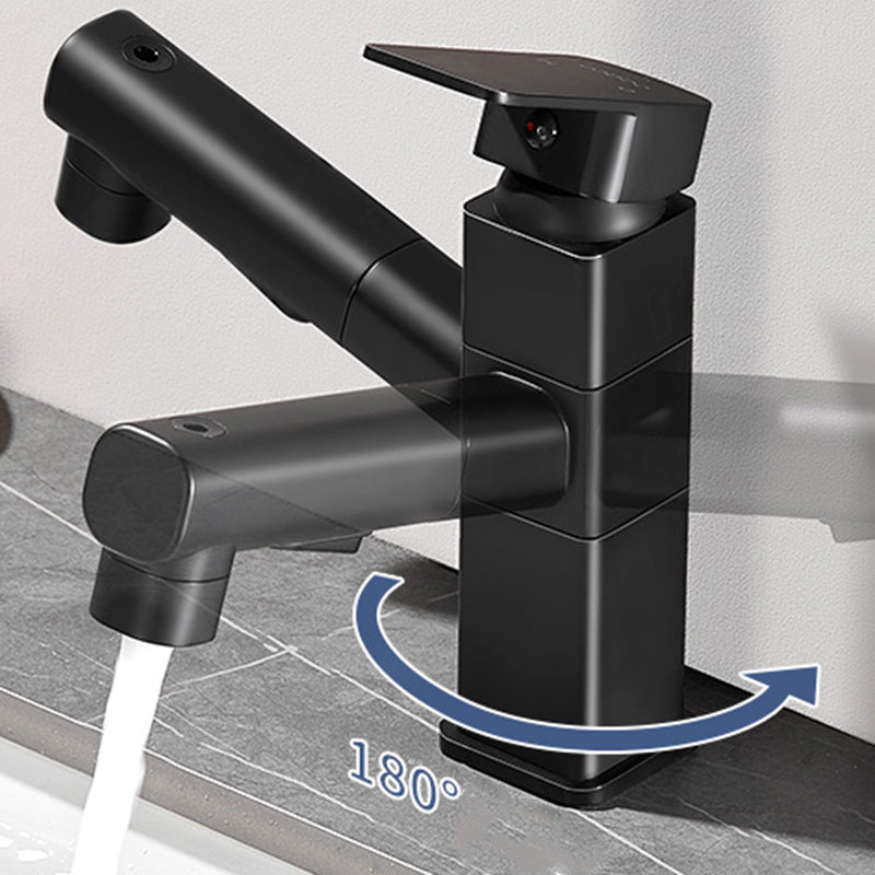 Bathroom Vessel Water Faucet Lever Handle 1 Hole Vessel Sink Faucet