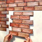Modern 3D Brick Wall Panel Peel and Stick Waterproof Wall Covering